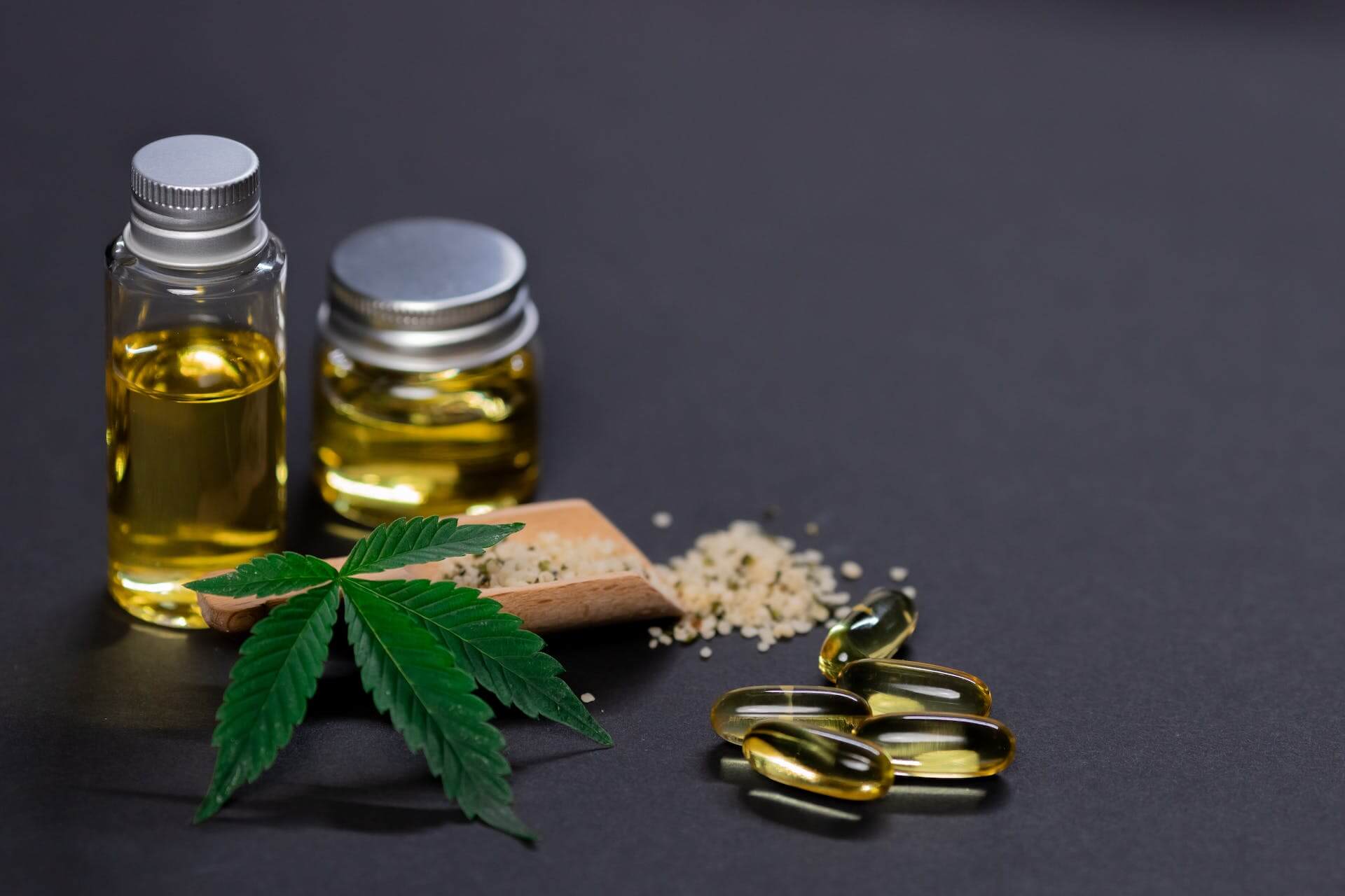 A range of products offered through CBD merchant services.